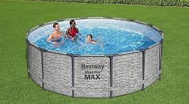 Каркасный бассейн Bestway Steel Pro Max (круг) 4.27 х 1.22 м ; артикул 5619D