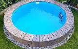 Каркасный бассейн Гигабасс  3,5 х 1,5м (полный комплект) арт. ТМ596-01 - платина