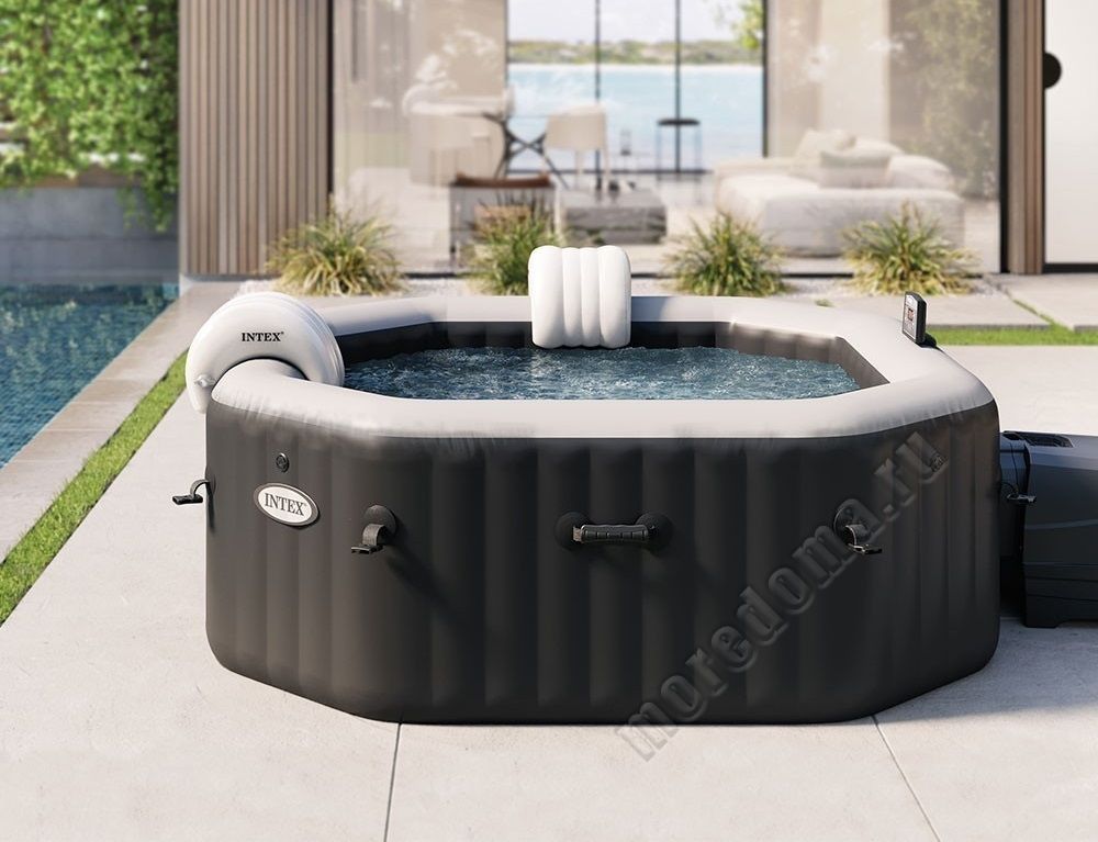 Надувная джакузи INTEX  PureSpa Jet and Bubble Deluxe ; артикул 28458