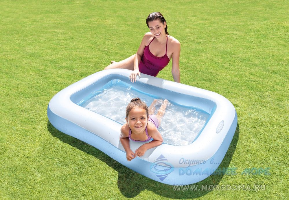 Детский бассейн INTEX "отблеск заката" 166 х 100 х 25 см ; артикул 57403