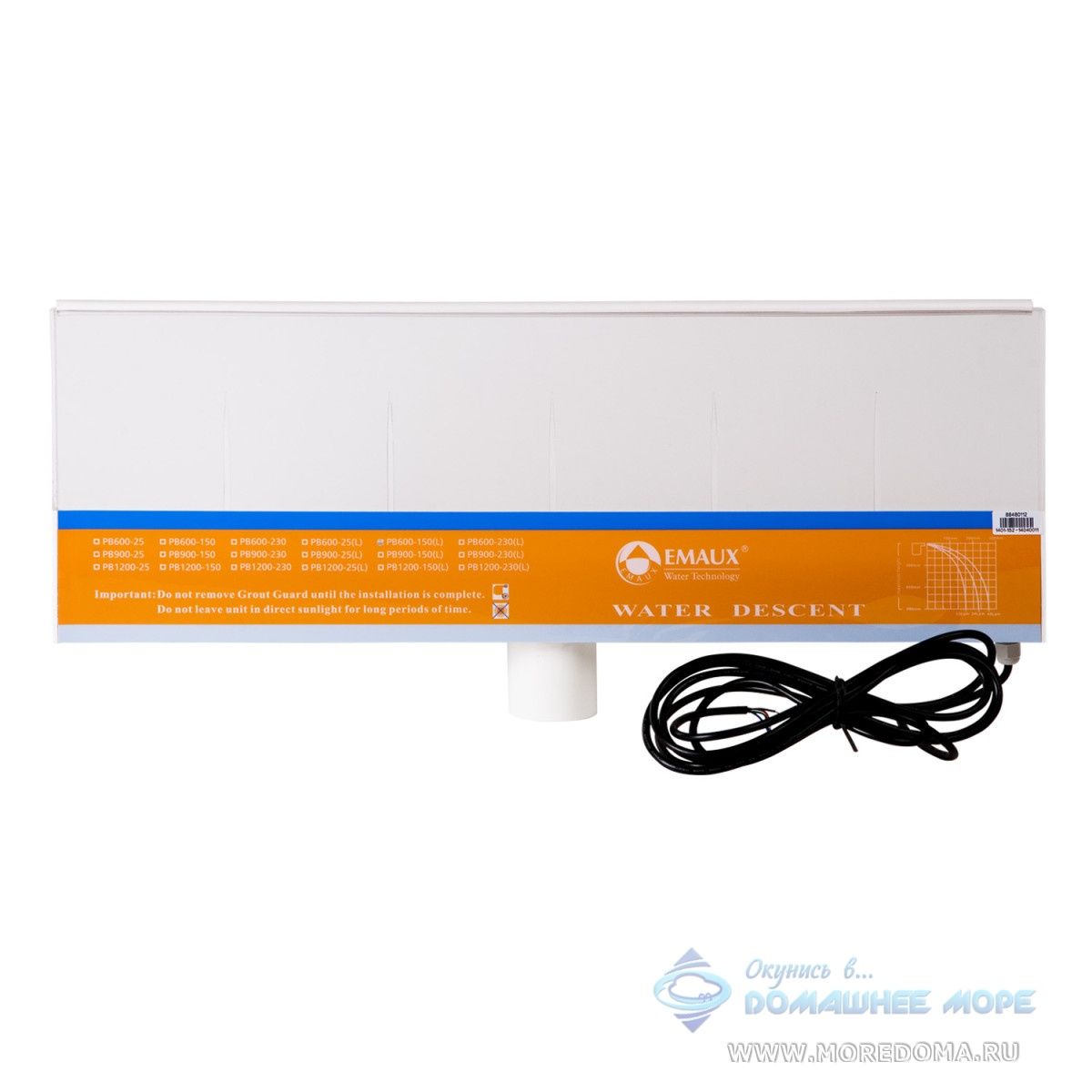 Стеновой водопад EMAUX PB 600-150(L) с LED подсветкой
