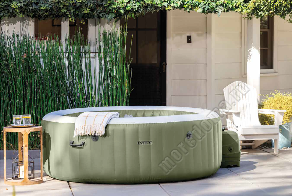 Надувная джакузи INTEX  PureSpa Bubble Therapy ;  артикул 28428