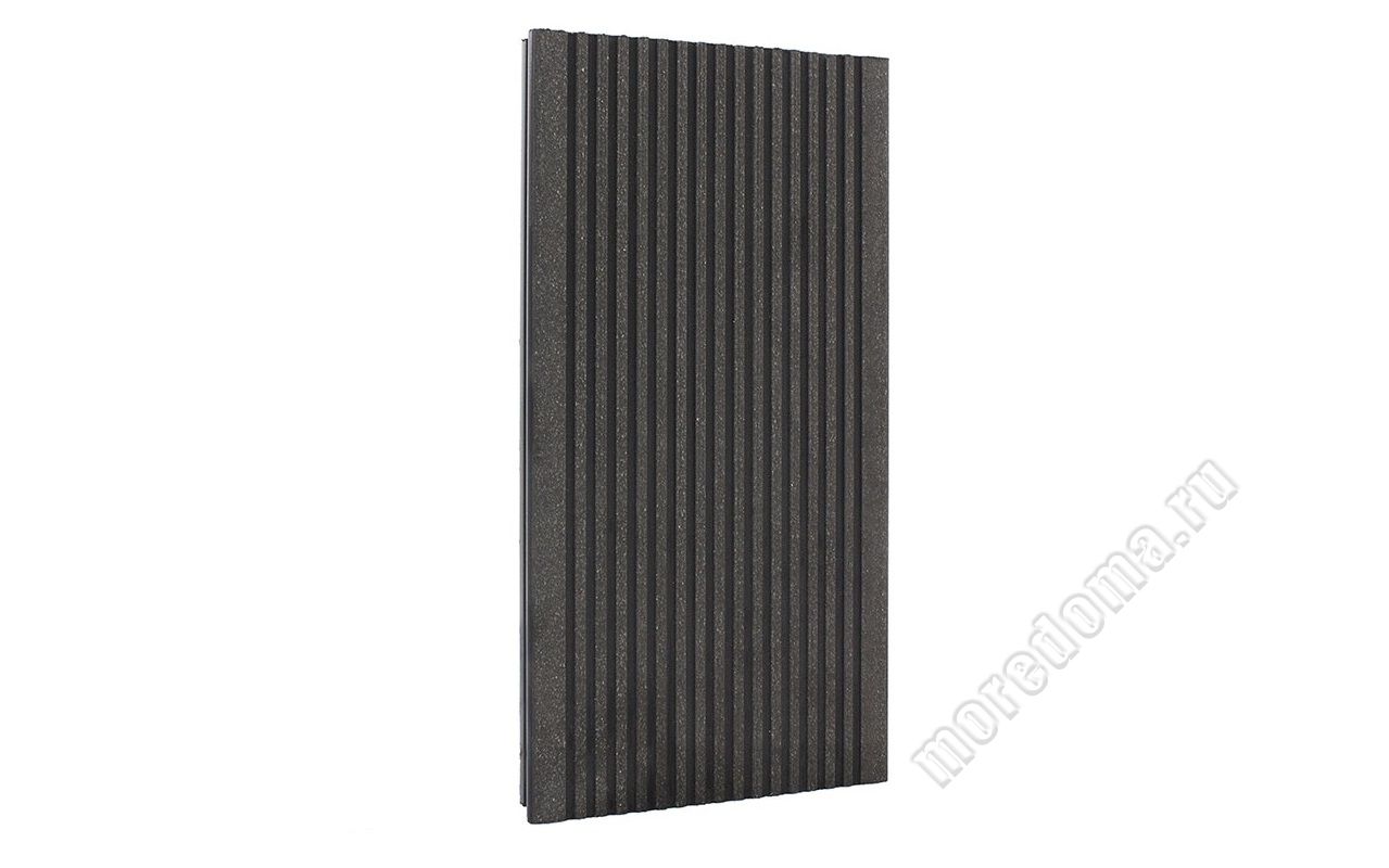 Террасная доска TERRADECK VELVET 152 x 28 мм, цвет черный; арт. 140202