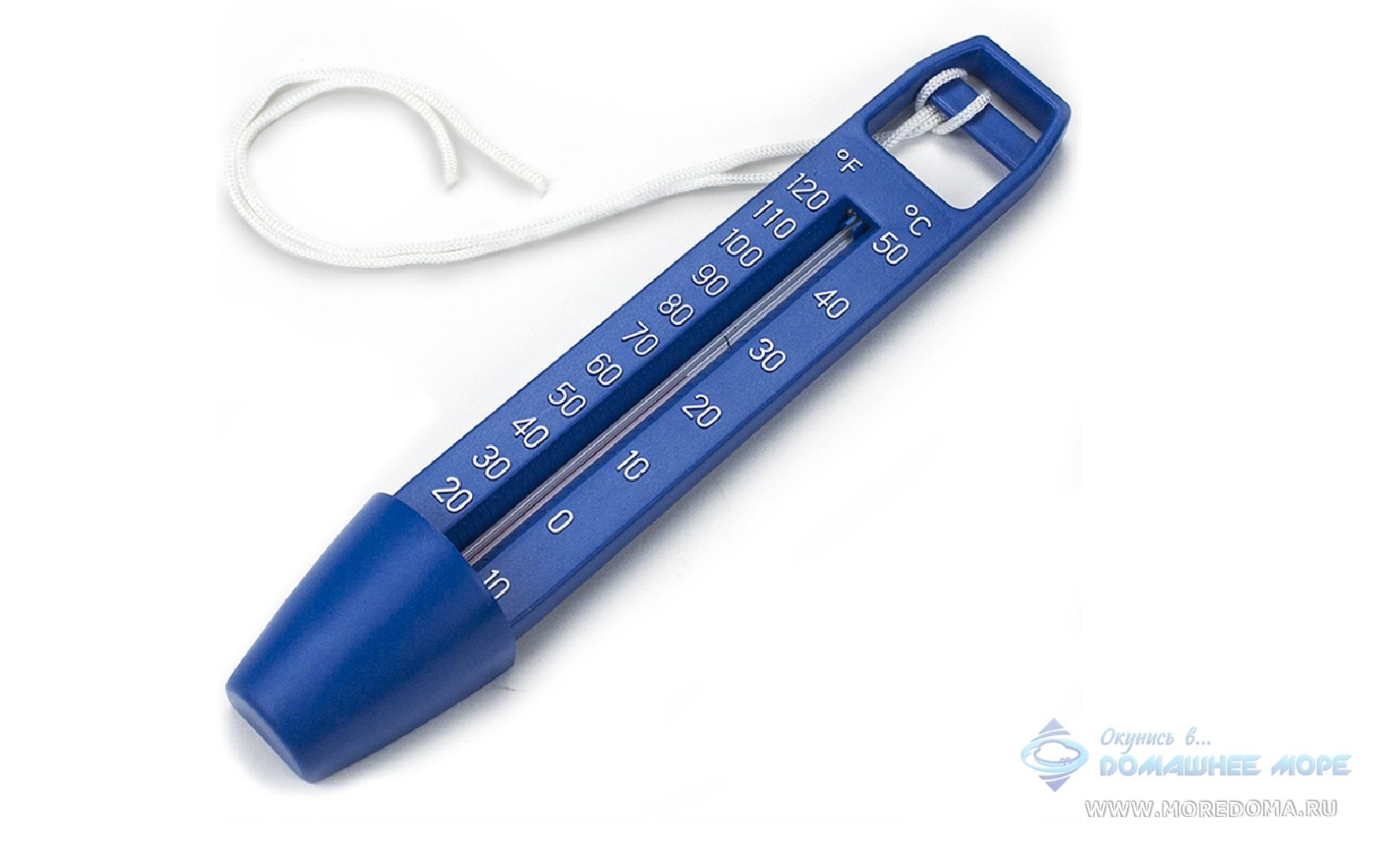 Термометр Summer Fun для бассейнов со шнурком, цвет синий ; артикул 2500005