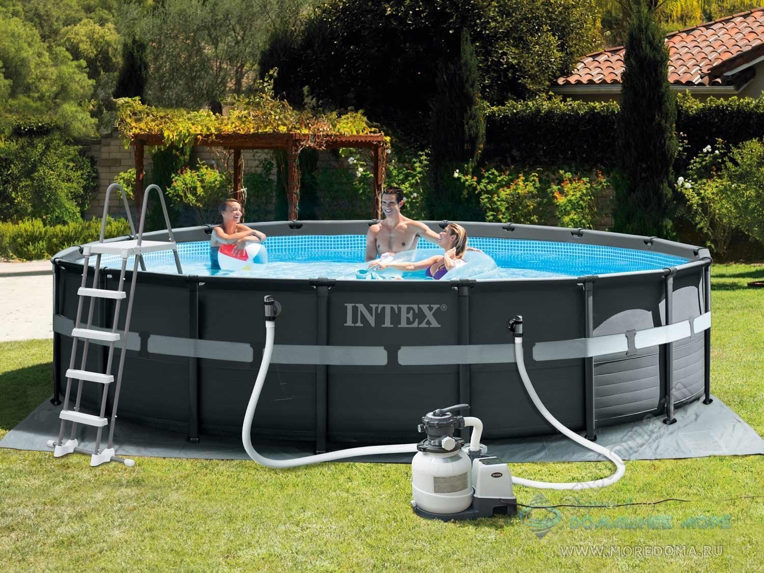 Каркасный бассейн INTEX Ultra Frame XTR (круг) 5.49 х 1.32 м ; артикул 26330