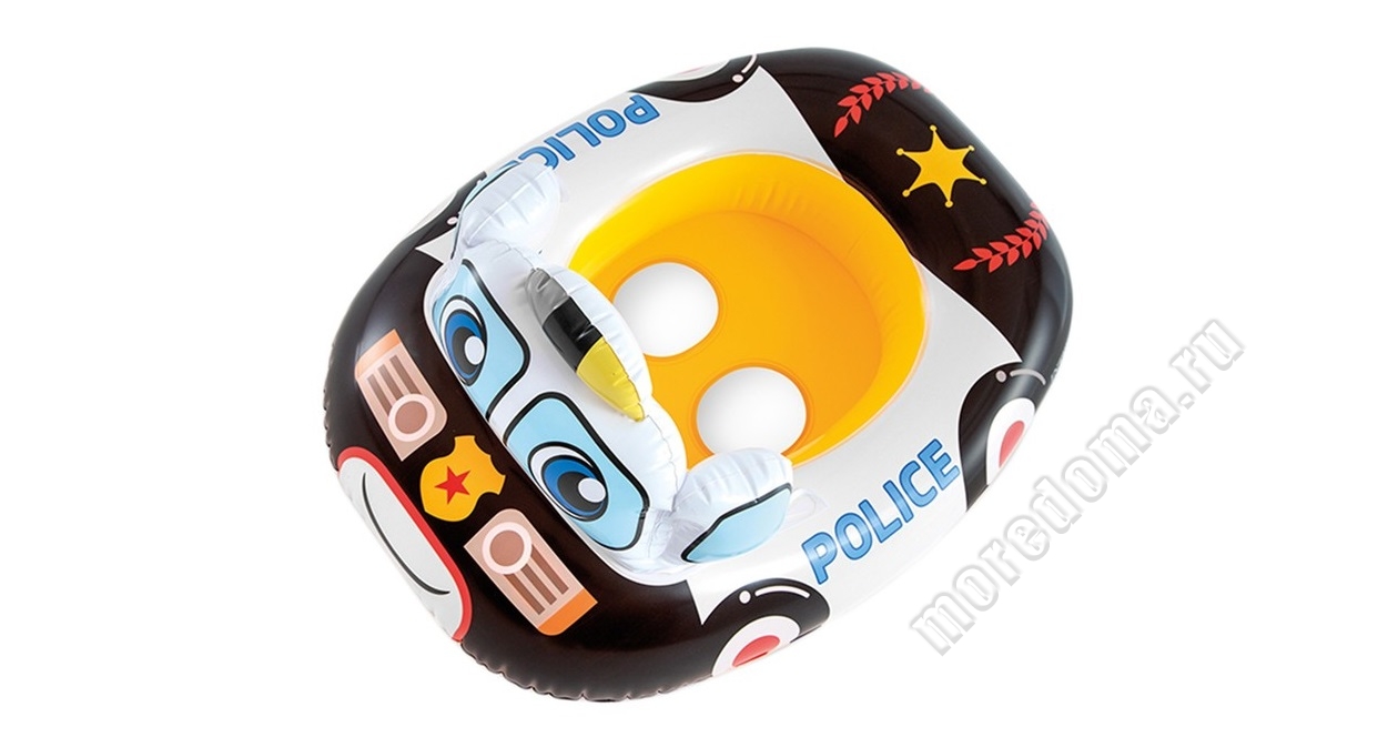Круг-ходунки INTEX "полицейская машина" 74 х 58 см ; артикул 59586