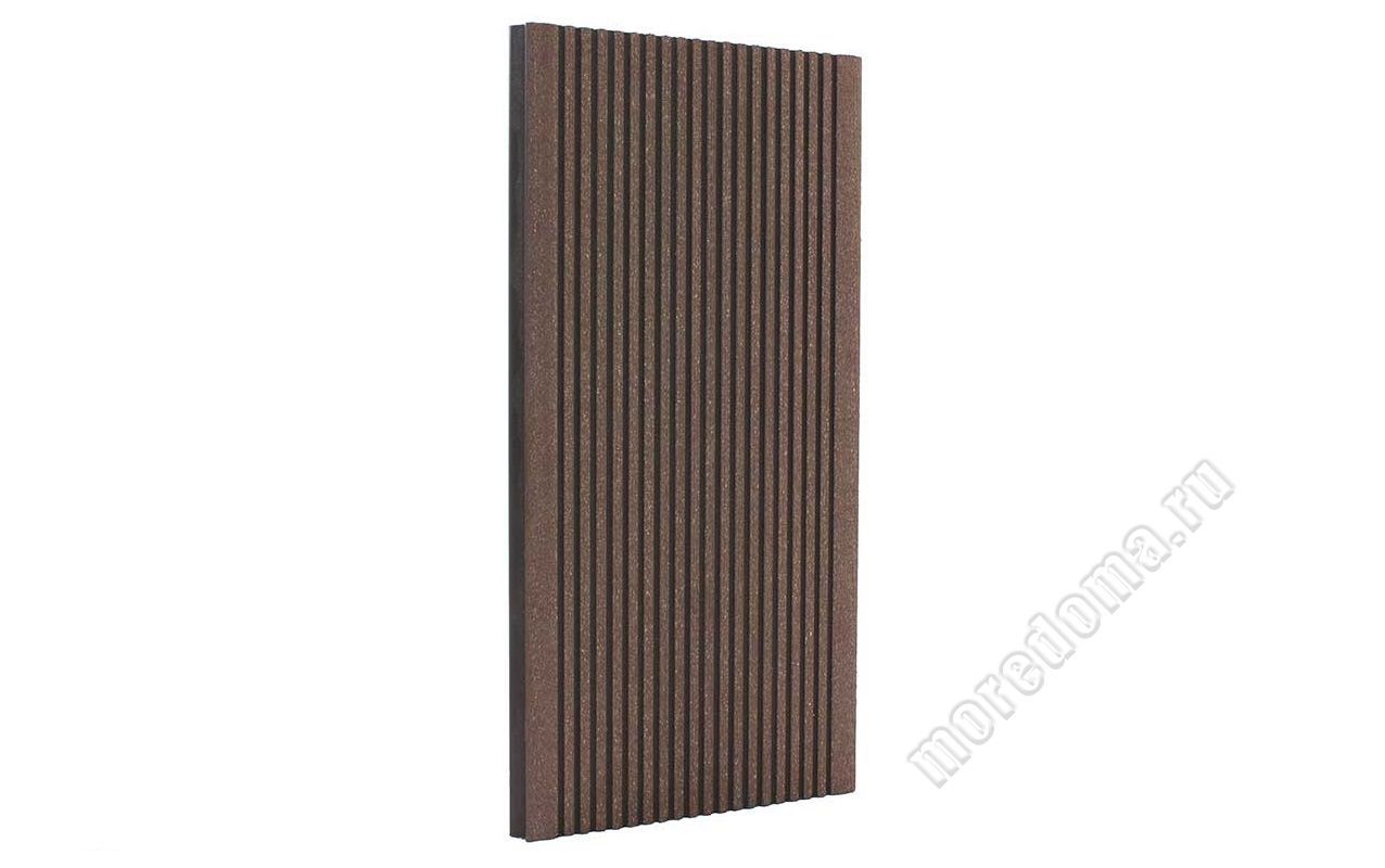 Террасная доска TERRADECK ECO 155 x 25 мм, цвет коричневый; арт. 150221
