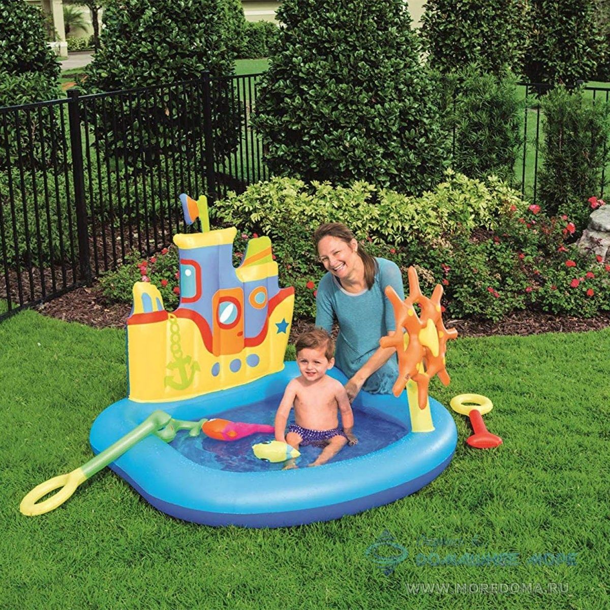 Игровой центр Bestway "кораблик" 140 х 130 х 104 см ; артикул 52211