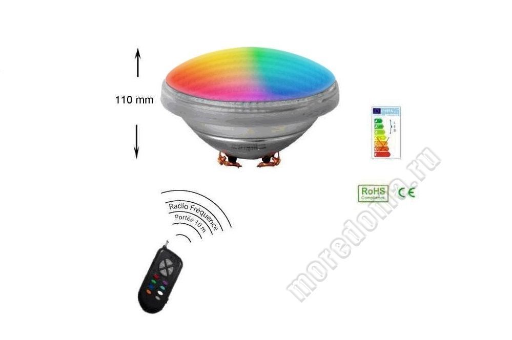 Лампа LED AquaViva GAS PAR56-360 LED SMD RGB (от пульта), арт. PAR56-RGB(P)