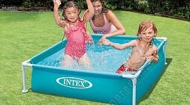 Каркасный бассейн INTEX Mini Frame 122 х 122 х 30 см ; артикул 57173