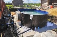 Бассейн Лагуна 3,0 х 2,0 х 1,25 (врезной скиммер + форсунка) арт.30020001