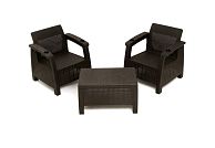 Комплект мебели "Ротанг" (2 кресла + стол).