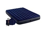Матрас INTEX "Classic Downy Airbed Dura-Beam" с подушками и насосом.