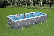Каркасный бассейн Bestway Power Steel Rectangular 6.40 х 2.74 х 1.32 м ; артикул 5612B