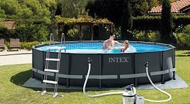 Каркасный бассейн INTEX Ultra Frame XTR (круг) 4.88 х 1.22 м ; артикул 26326