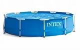 Каркасный бассейн INTEX Metal Frame (круг) 3.66 x 0.76 м ; артикул 28210