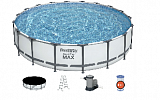 Каркасный бассейн Bestway Round Steel Pro MAX (круг)  5.49 х 1.22 м ; артикул 56462