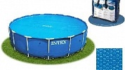 Пузырьковое (теплосберегающее) покрывало INTEX для  бассейна 4.88 м ; артикул 28014 (29024)