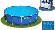 Пузырьковое (теплосберегающее) покрывало INTEX для  бассейна 4.88 м ; артикул 29024