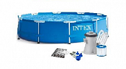 Каркасный бассейн INTEX Metal Frame (круг) 3.05 х 0.76 м ; артикул 28202