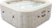 Надувная джакузи INTEX PureSpa Chevron Deluxe ; артикул 28446
