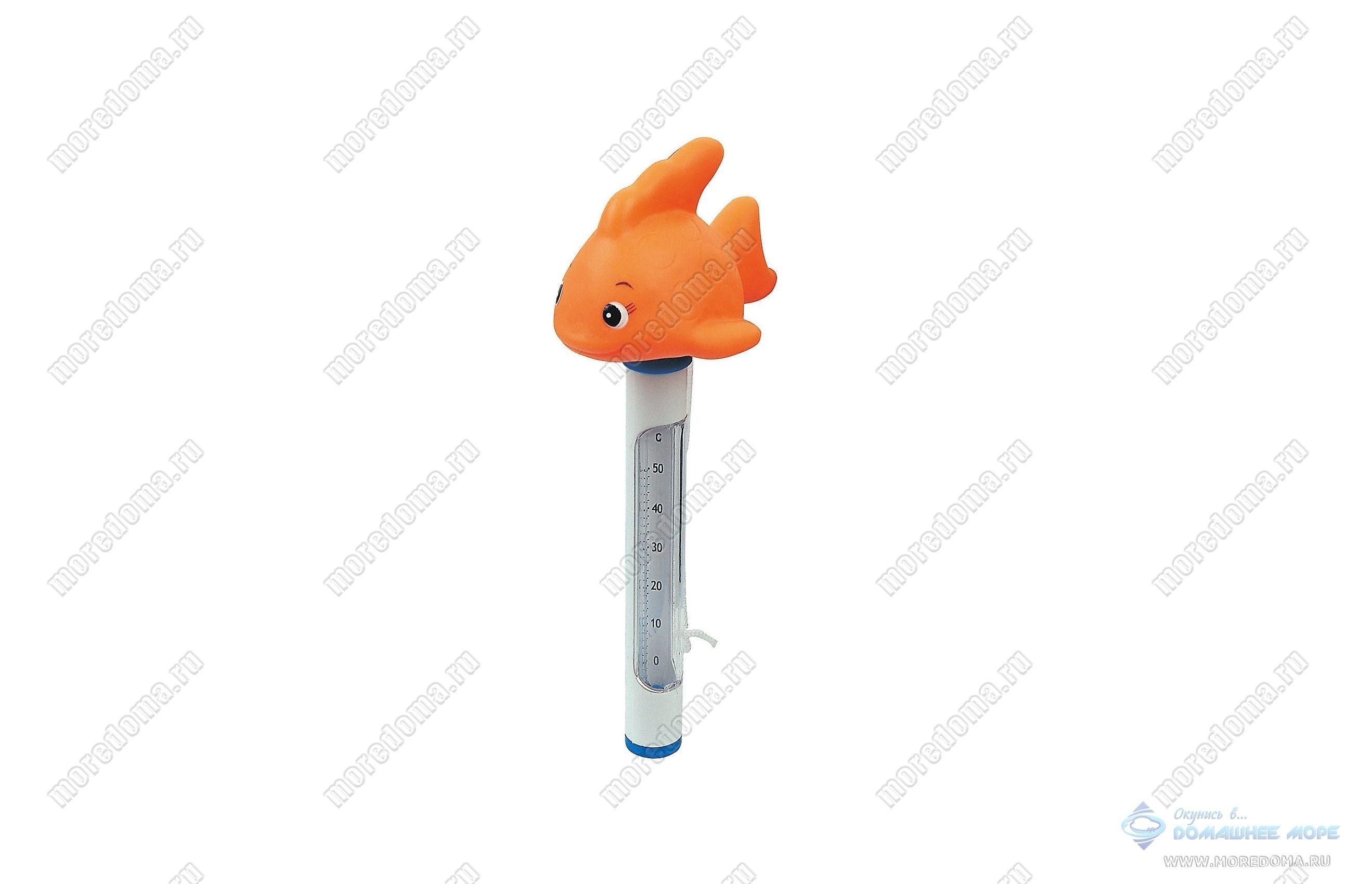 Термометр для бассейна с насадкой игрушкой Bestway рыбка ; арт. 58110