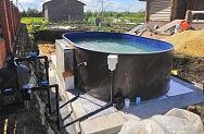 Бассейн Лагуна 6,0 х 3,0 х 1,25 (врезной скиммер + форсунка) арт.60030001
