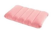 Подушка INTEX надувная 43 х 28 х 9 см, цвет розовый ; артикул 68676
