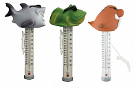 Термометры с насадкой игрушкой Kоkido (жаба,акула,морж)