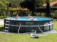 Каркасный бассейн INTEX Ultra Frame XTR (круг) 5.49 х 1.32 м ; артикул 26330