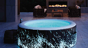 Надувная джакузи INTEX Glow Deluxe Round Bubble Spa ; артикул 28494