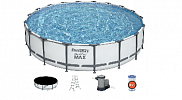 Каркасный бассейн Bestway Steel Pro Max (круг) 4.27 х 1.22 м ; артикул 5612X