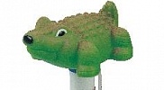 Термометр для бассейна с насадкой игрушкой Bestway крокодил ; арт. 58110