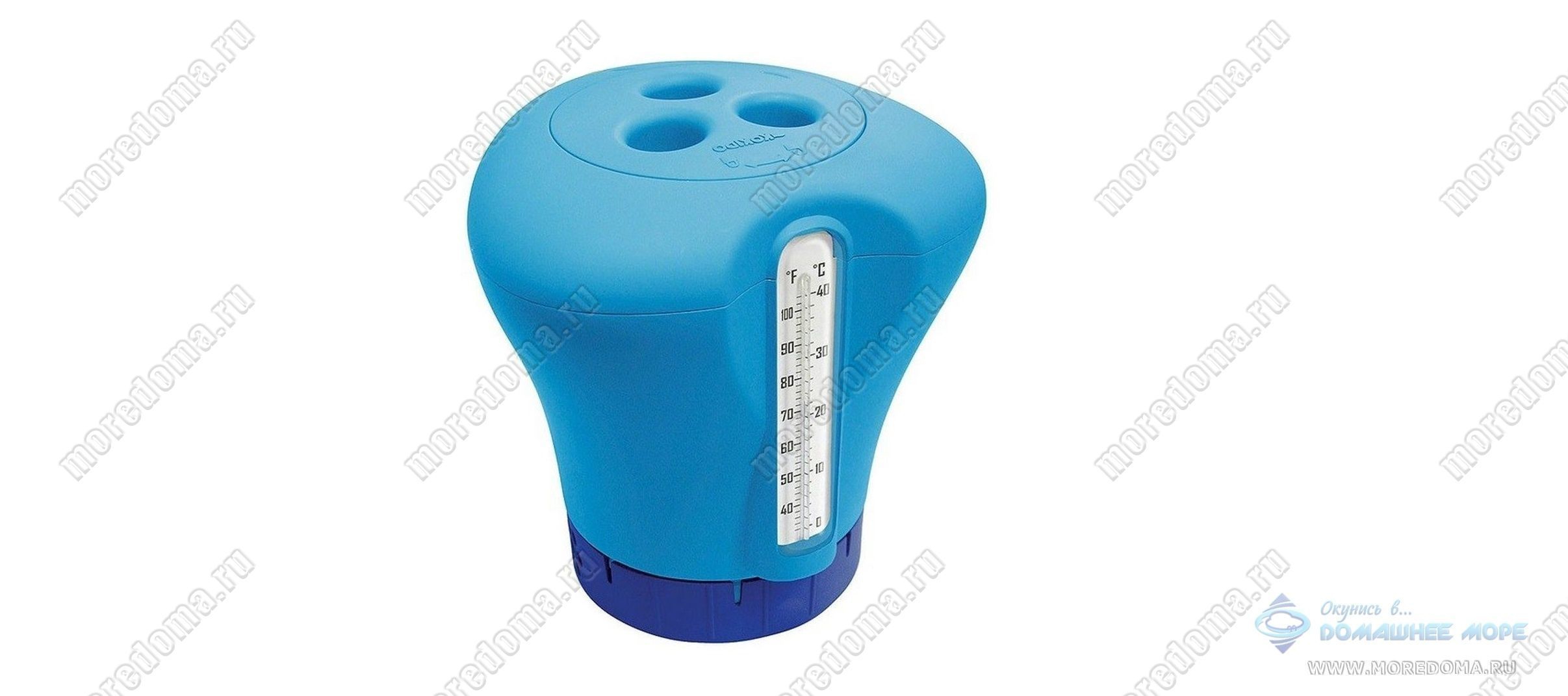 Поплавок-дозатор Kokido с термометром ; артикул K619 (голубой)